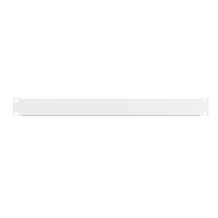 HAMMOND 1U FLANGED STEEL Panel WHITE PBFS19001WH